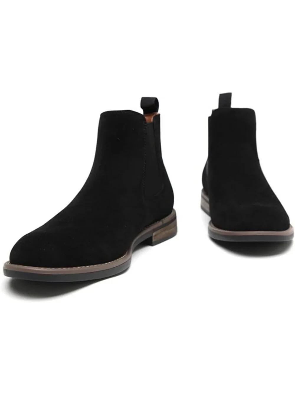 Stylish Men's Suede Chelsea Boots - Casual Slip-On Chukka Ankle Boot for Comfort